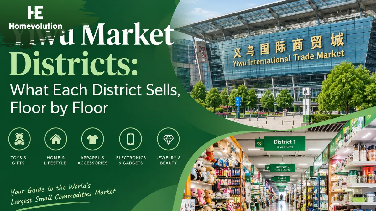 Yiwu Market Districts What Each District Sells, Floor by Floor